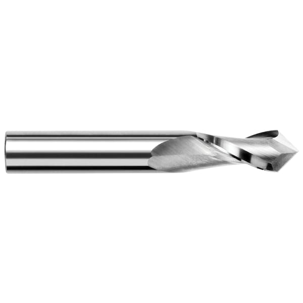 Drill/End Mill - Mill Style - 2 Flute 0.0620" Cutter DIA x 0.1870" (3/16) Length of Cut